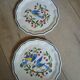 8 antique Salins dessert plates