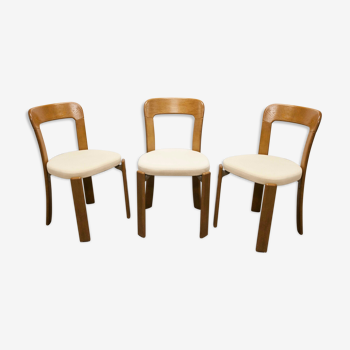 Lot de 3 chaises Bruno Rey pour Dietiker Basel 1970