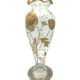 Vase art nouveau avec décor peint de coquelicots et de papillon 1900