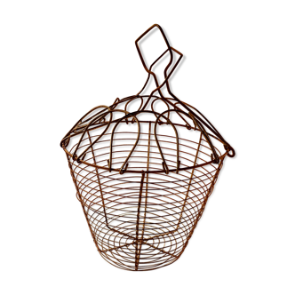 Old metal basket