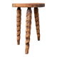 Folk art tripod stool