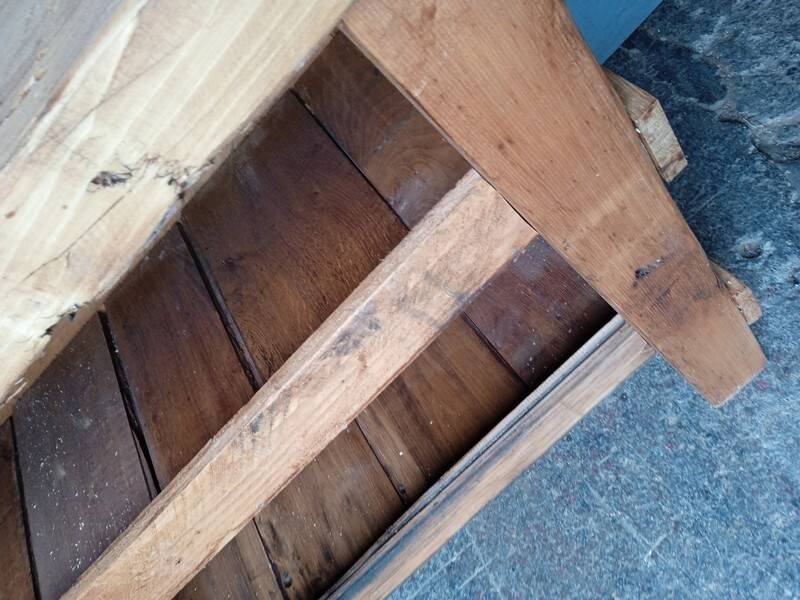120cm workbench solid wood antique furniture