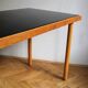 1960's Long Coffee Table with Black Opaxite Glass