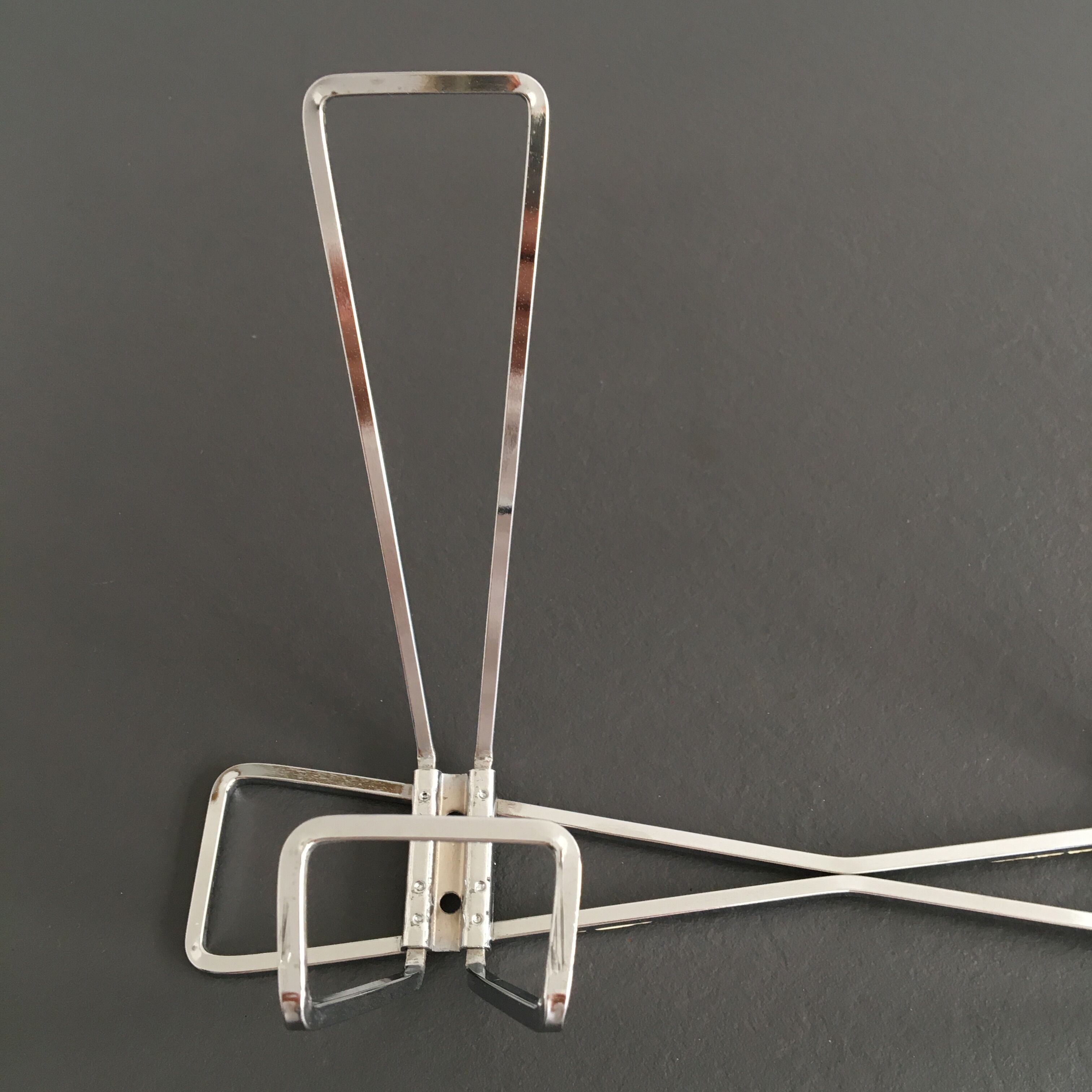 Vintage triple patère in silver metal