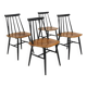 Set of 4 "Fanett" teak chairs by Ilmari Tapiovaara, Sweden, 1960