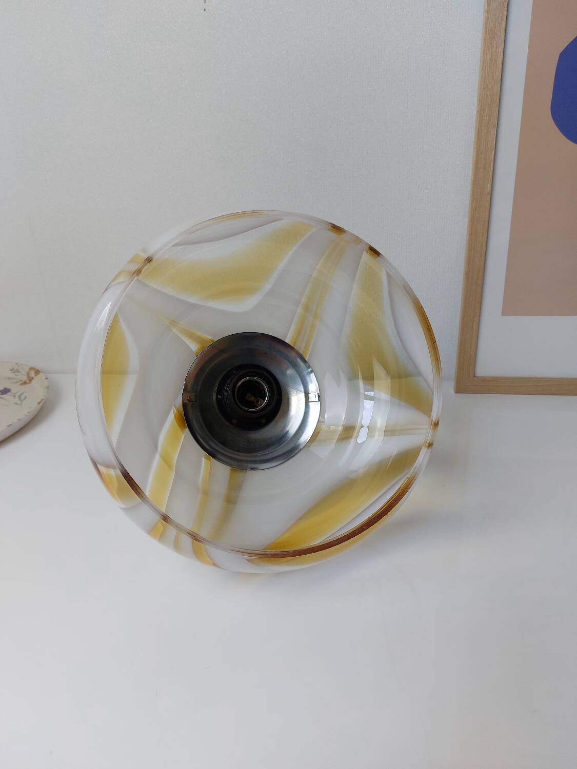 Murano lampshade pendant light