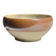 Un bol bicolore grès beige et brun H7 D14,5
