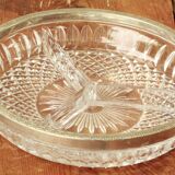 Ancien plat en verre