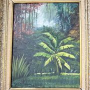 Framed oil painting "forest"
