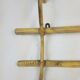 Former wall coat holder, vintage bamboo patère