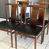Set of 4 rosewood chairs designed by Henning Sorensen, Denmark, 1960.
