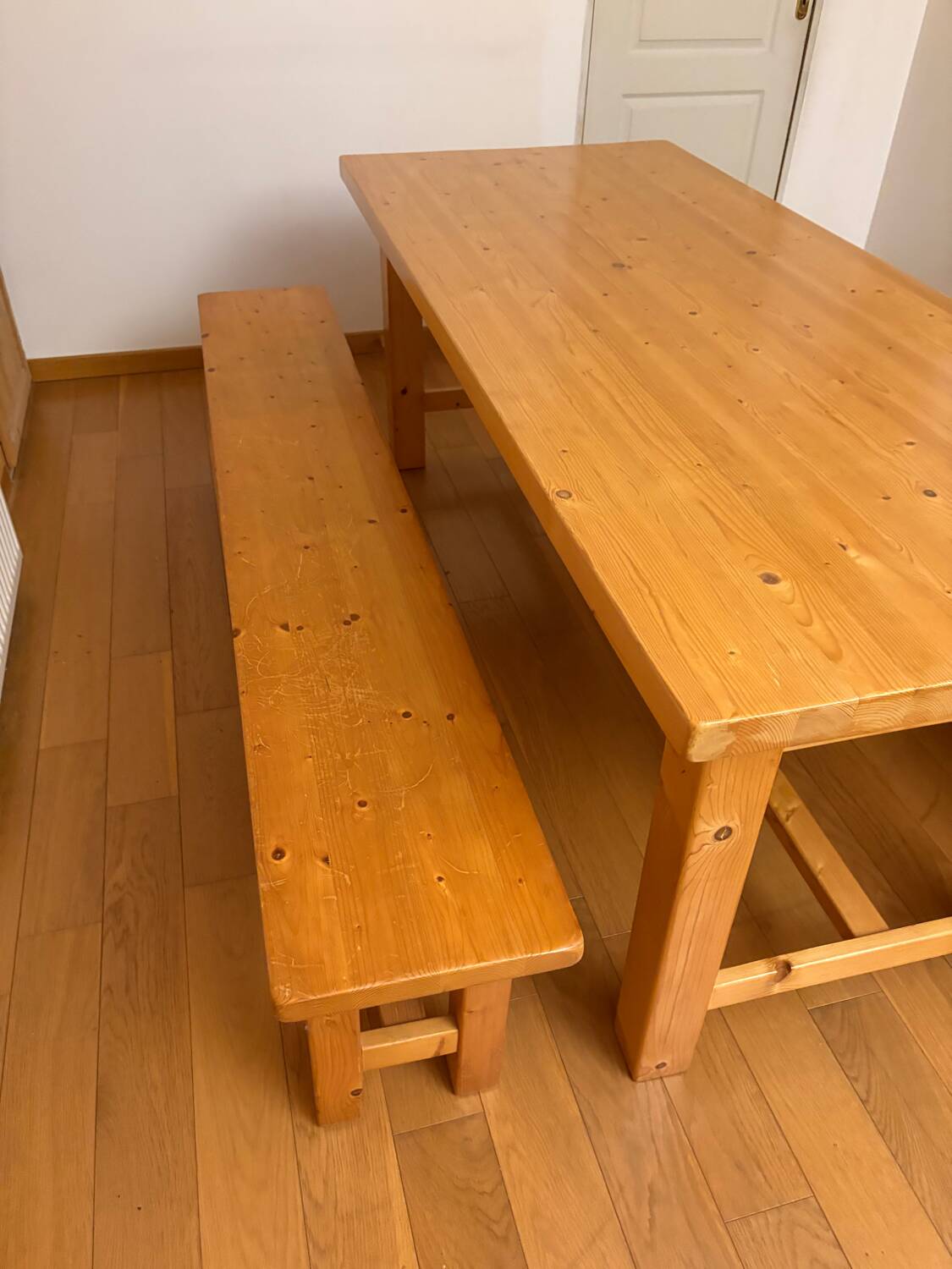 Solid pine table