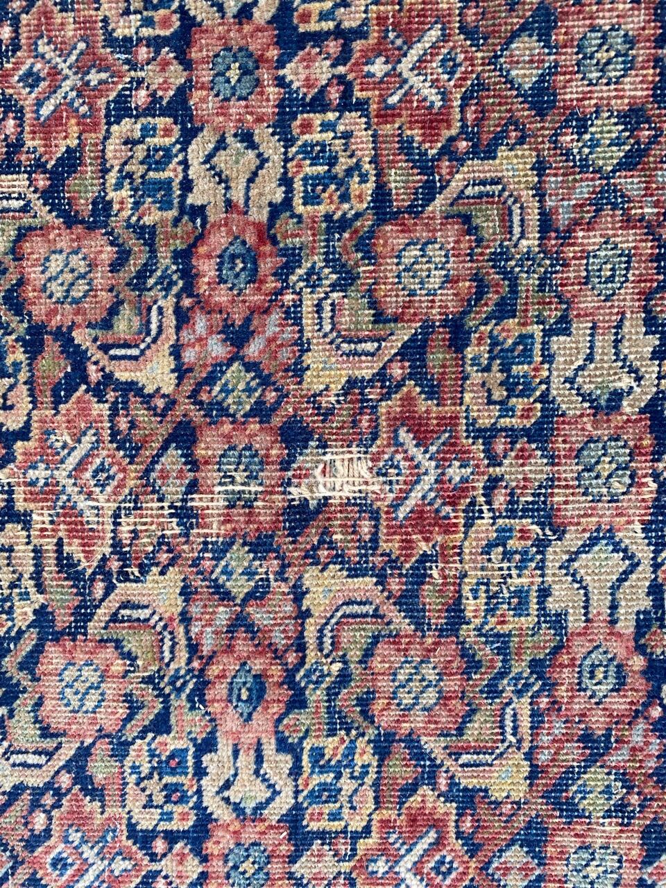 Antique Iranian Tabriz Handmade Rug 134x178 cm