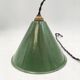 Suspension cone enamelled sheet metal