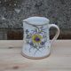 Decorated earthenware pitcher – signed Duncan Marais