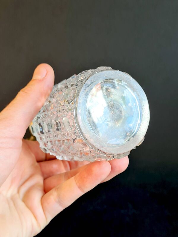 Garniture de toilette en cristal taillé Baccarat