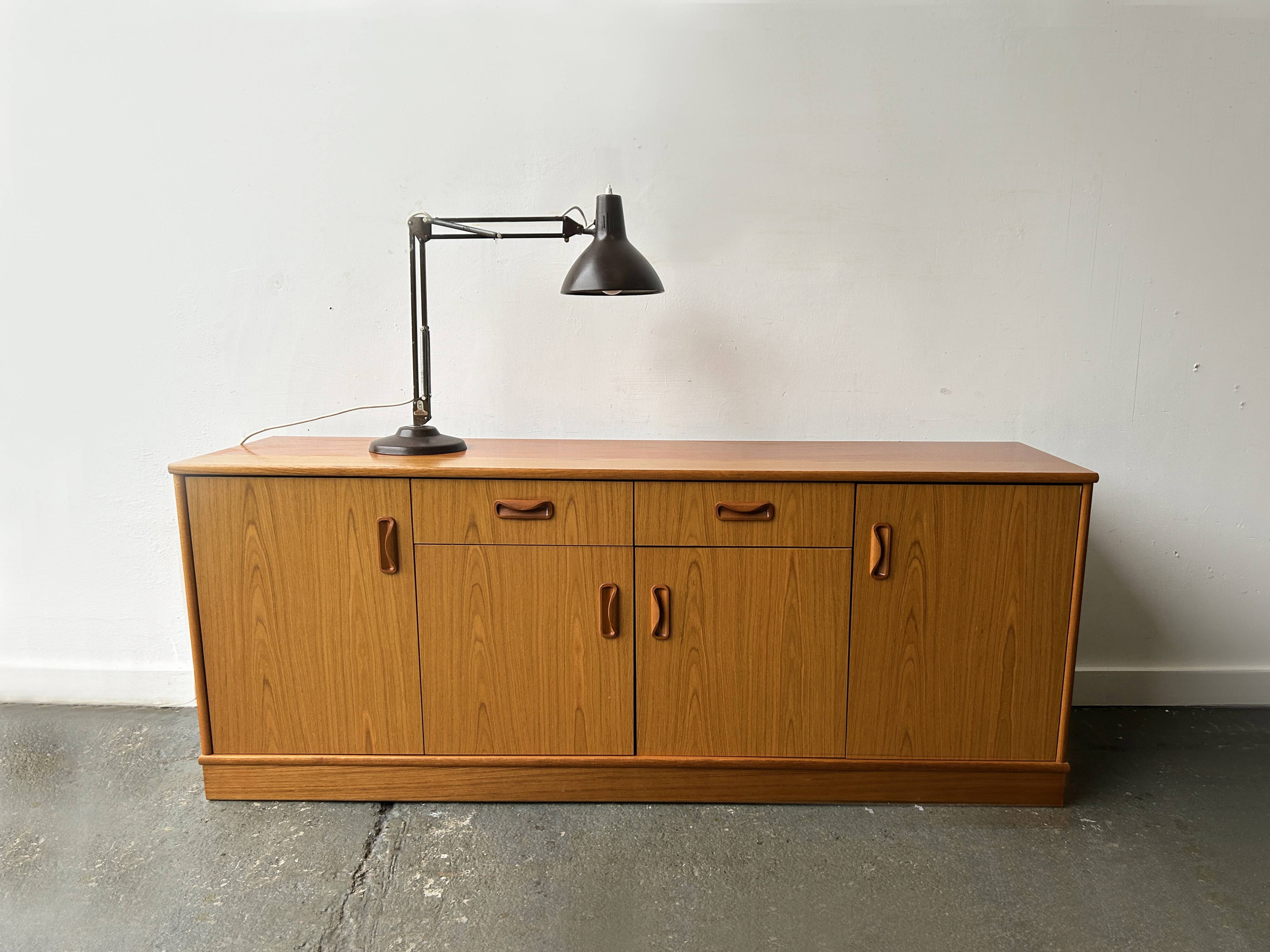 Rare 1960/70s Mid-Century teak G Plan Fresco sideboard by V B Wilkins