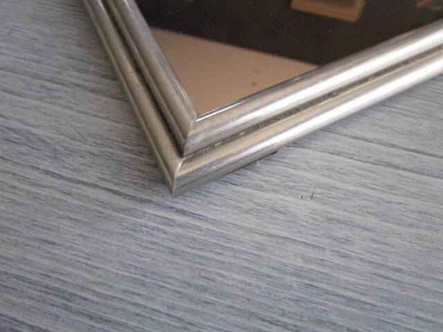 Large antique art deco mirror tray