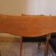 Series of 6 Scandinavian chairs in teak and skaÏ