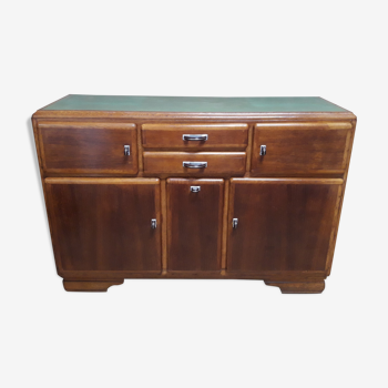 Vintage "mado" oak buffet