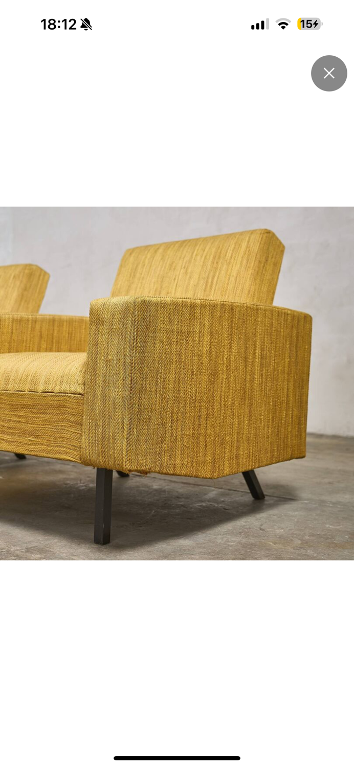 1950 Mustard Yellow Armchair