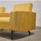 Fauteuil 1950 Jaune moutarde