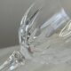 8 verres à vin en verre cristal ciselé