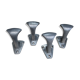 4 PATERES made of aluminum cast industrial design