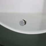 1980s Oval Italian Mirror