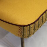 Chair vintage year 50 tissue "Lelièvre"