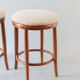 Set of 4 vintage Thonet style stools
