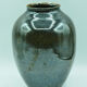 Vase enamelled speckled decoration