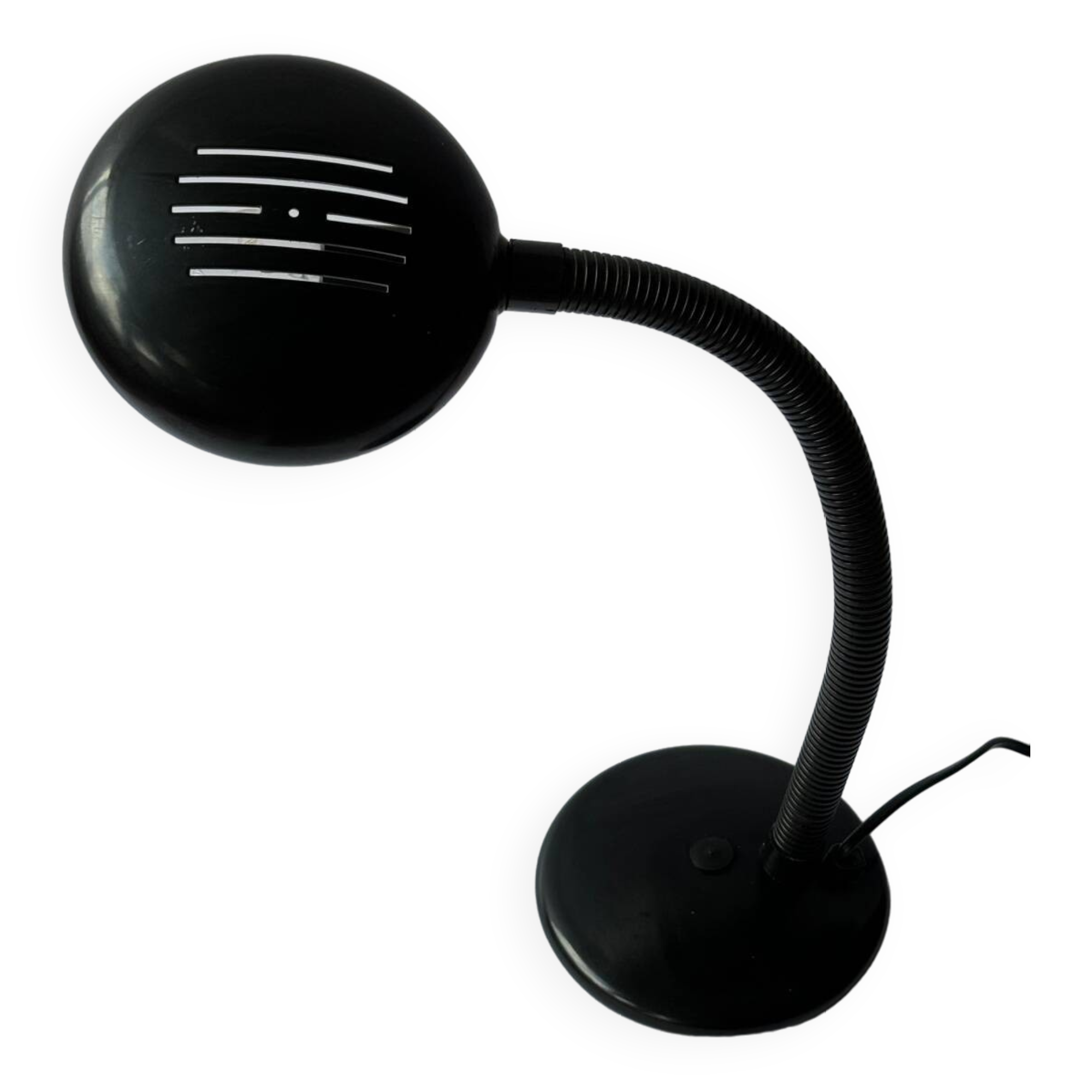 Lampe de bureau Aluminor noir 1980
