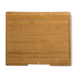 Vintage curtain furniture in light oak