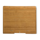 Vintage curtain furniture in light oak