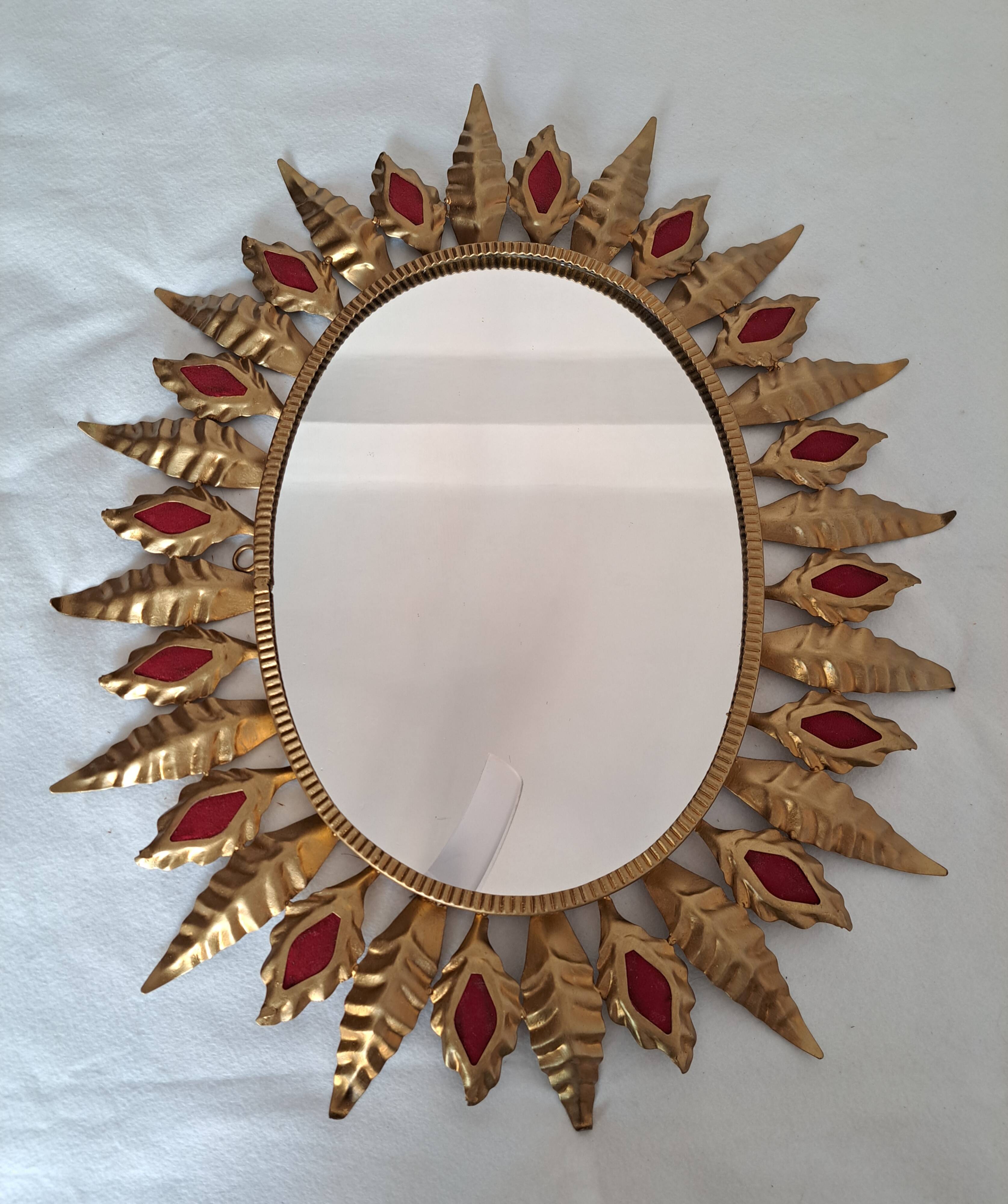 Vintage sun mirror