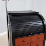 Vintage roller shutter cabinet Giorgetti 1980s