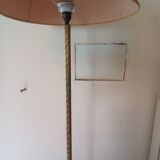 Lampadaire vintage années 50 tripode laiton doré