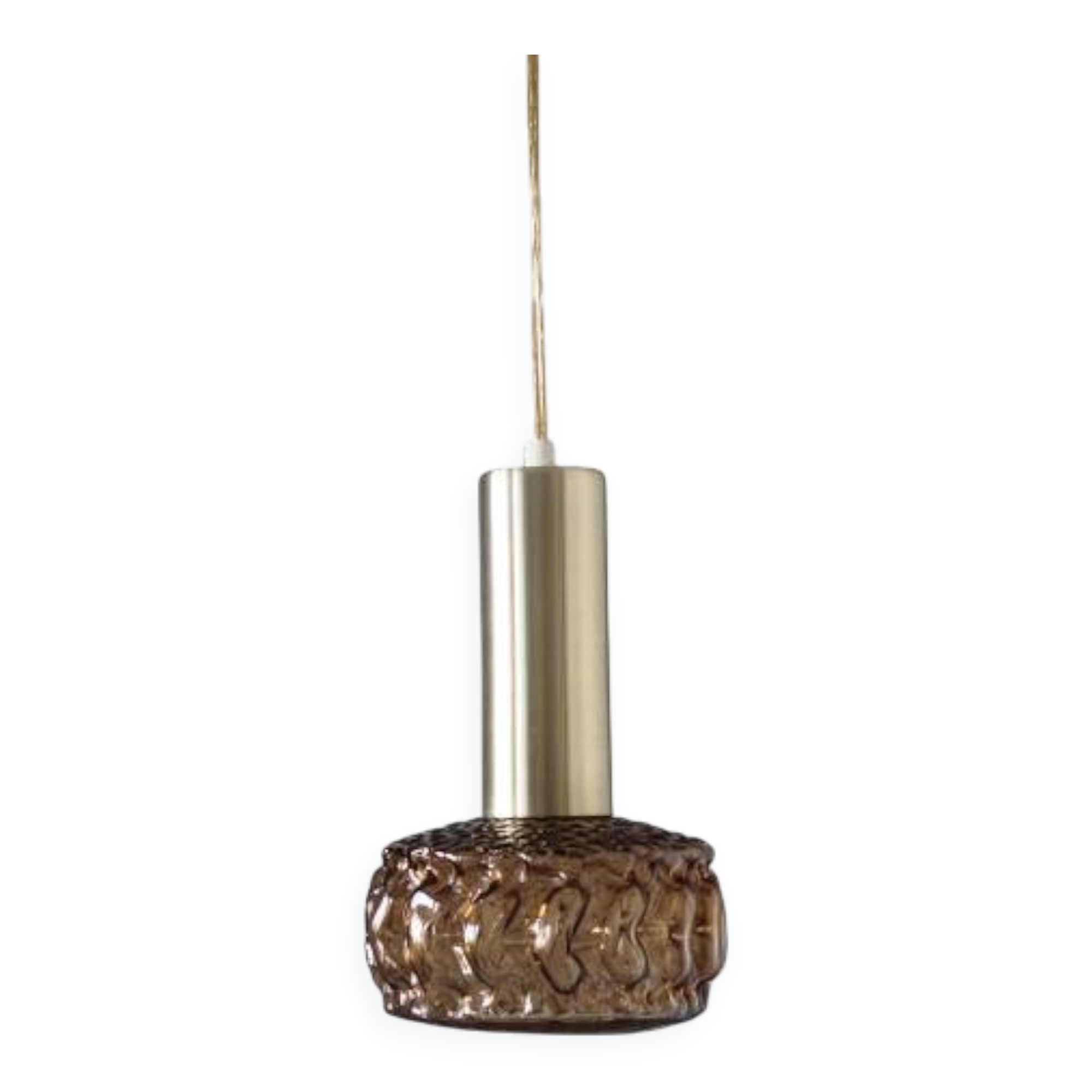 Lampe suspendue, design danois, années 1970, production : Danemark