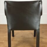 Mario Bellini leather armchair for Cassina, model CAB 413