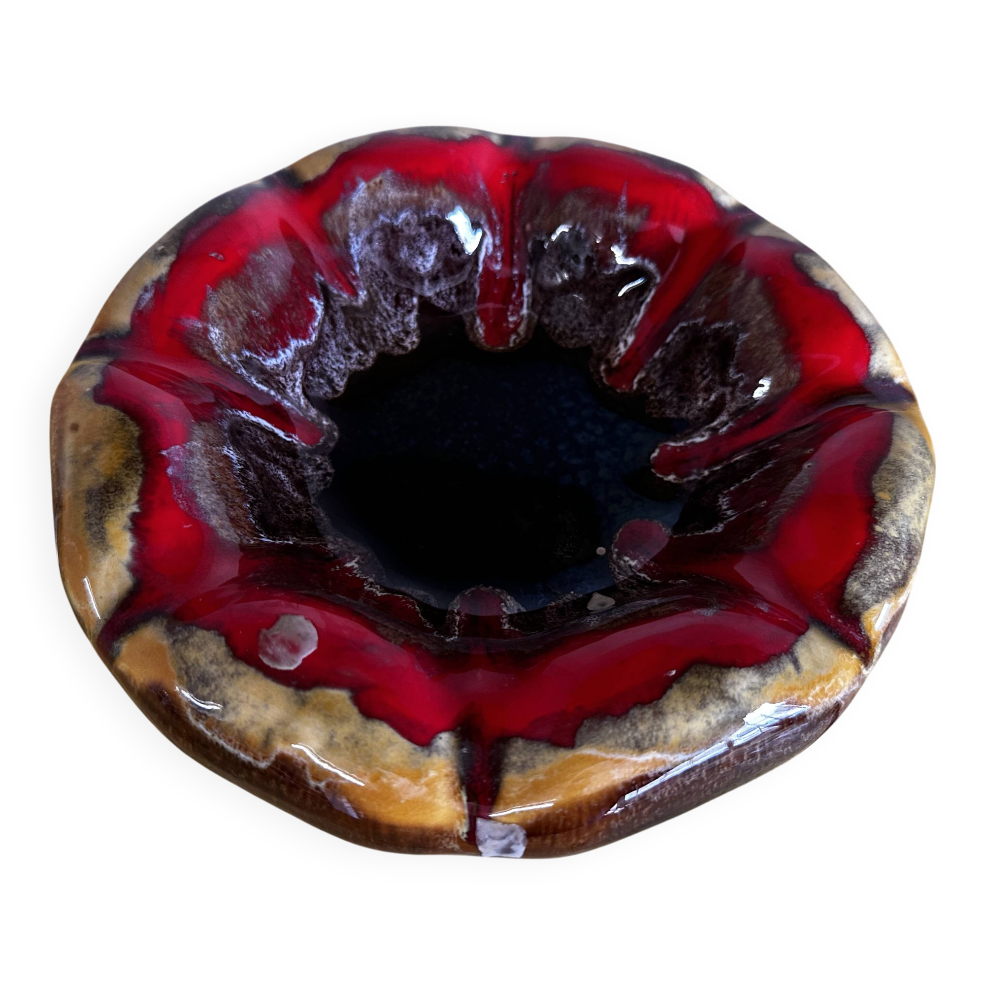Vintage Vallauris Ceramic Trinket Dish/Ashtray