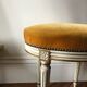 Louis XVl style velvet pouf