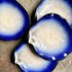 Flat plate in glazed ceramic by Poterie Pol Chambost