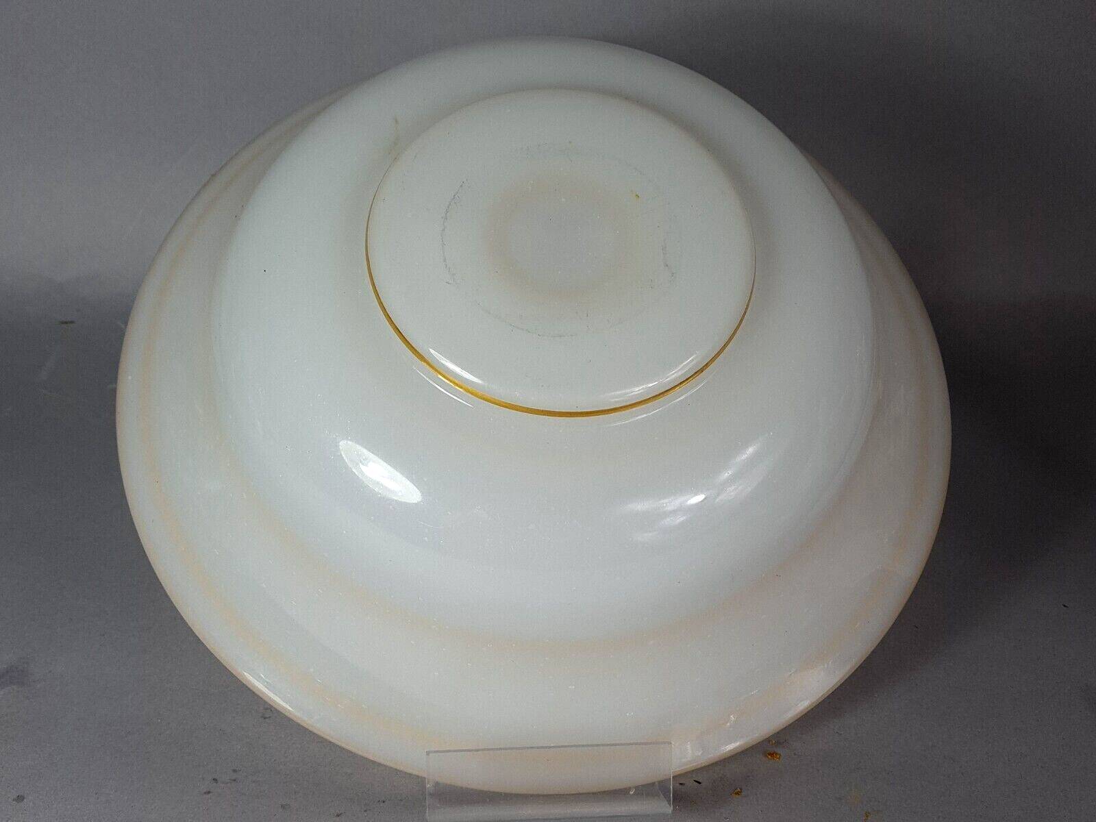 Centerpiece or opaline basin 19th century Greek decor, 33 cm. Very good condition. SBZ