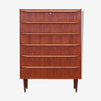 Commode en teck, design danois, années 60, fabriqué au Danemark