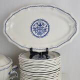 Gien decor Rouen dinnerware set