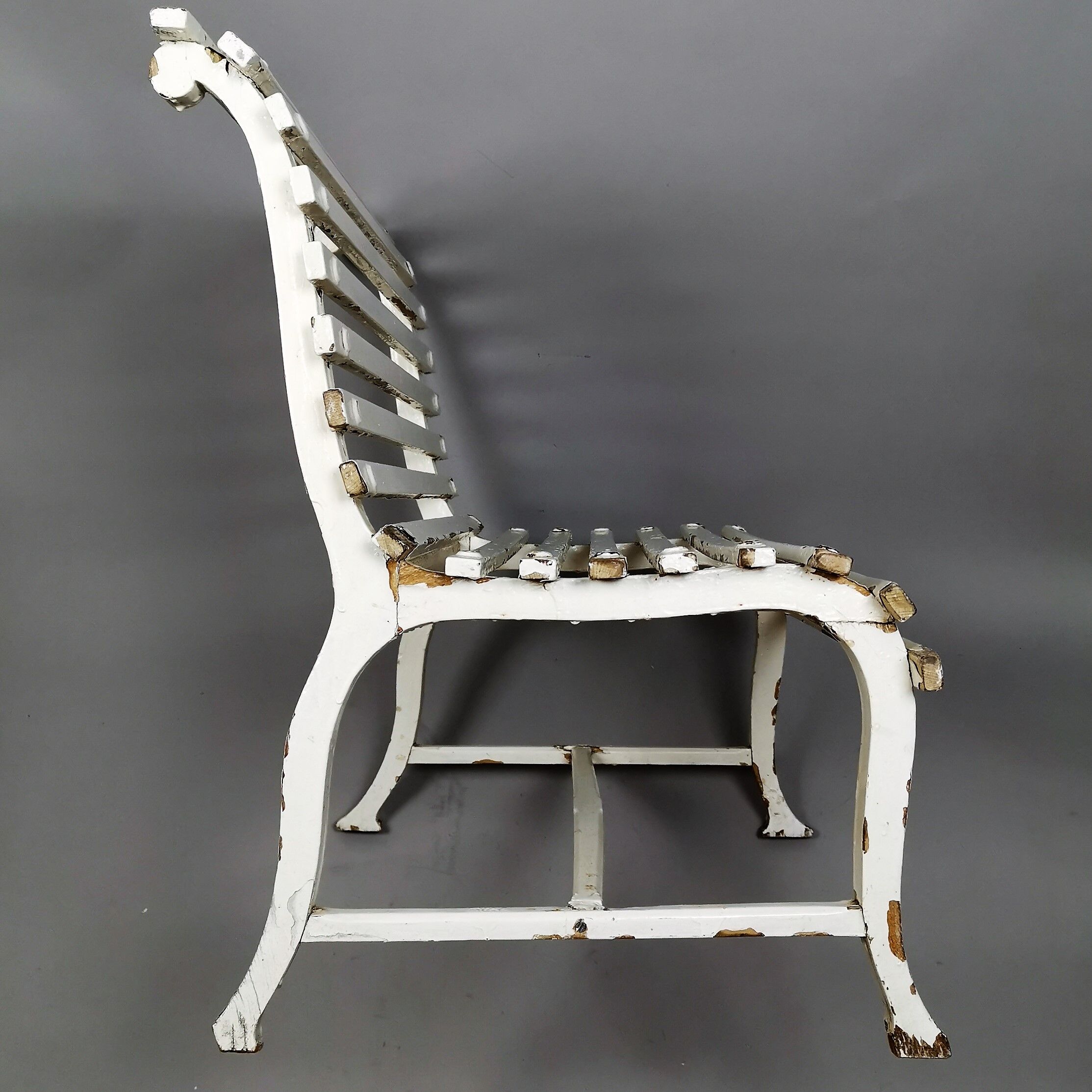 Small child bench painted wooden