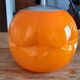 Vintage Putzler pendant lamp in Orange and White Opaline