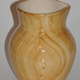 Ceramic pourer Vallauris wood decoration