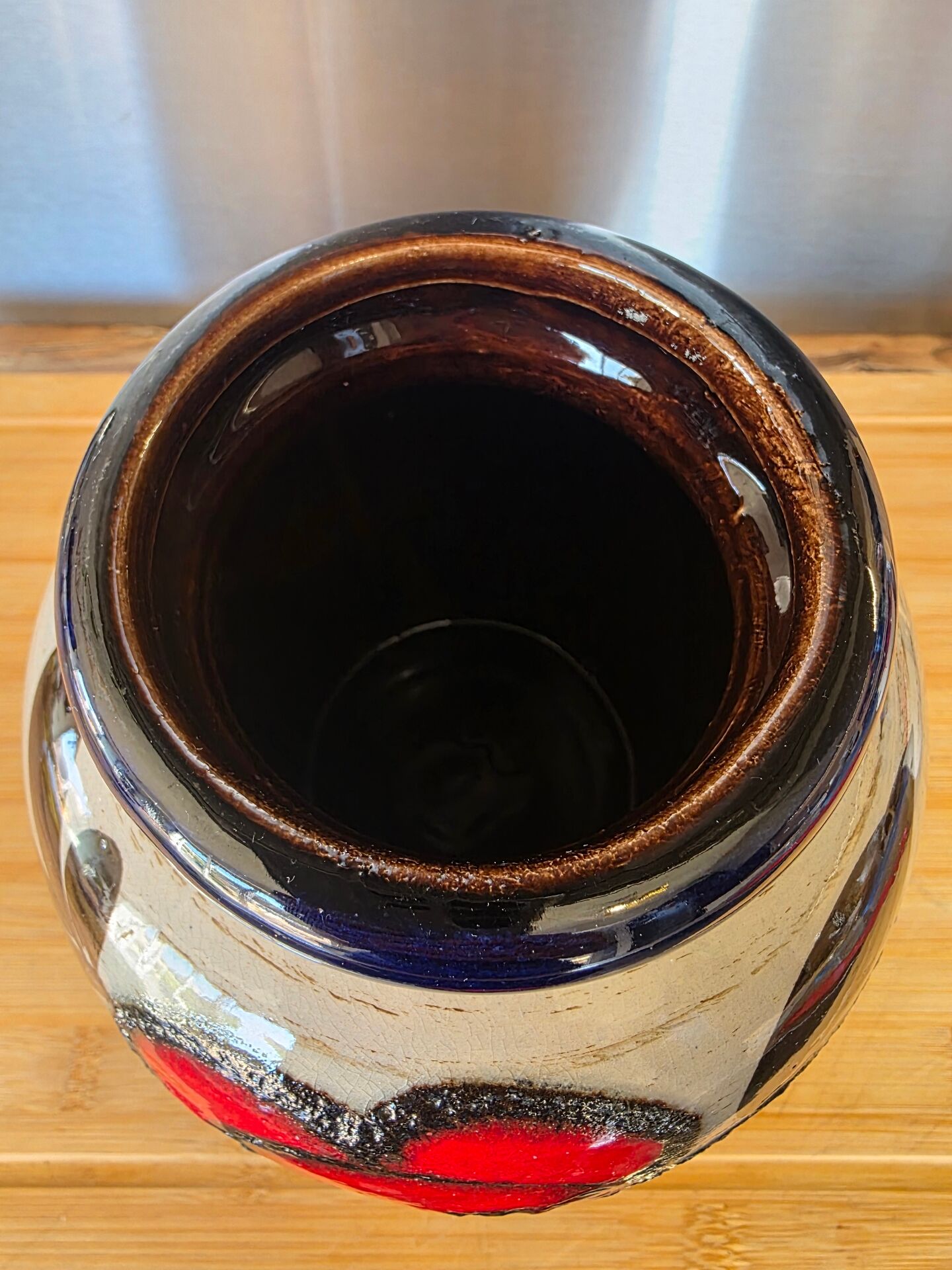 Vase vintage West Germany Sheurich "Fat Lava" - Céramique allemande -